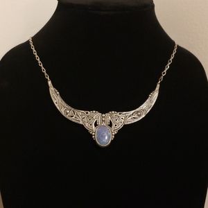 Opal Bib Statement Necklace